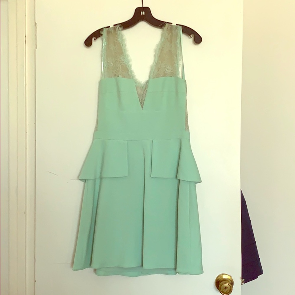 BCBG Lace Cur-out Party Dress